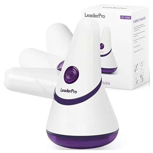 LeaderPro Lint Remover Uppladdningsbar tygrakapparat med 90° roterande handtag, bärbar noppborttagare för kläder med USB, ta bort fluff, ludd och noppor för ulltröja kläder jumprar matta