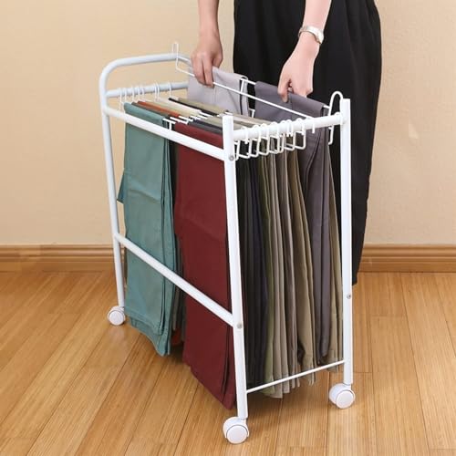 Rangement extensible pour penderie : le chariot à roulettes idéal