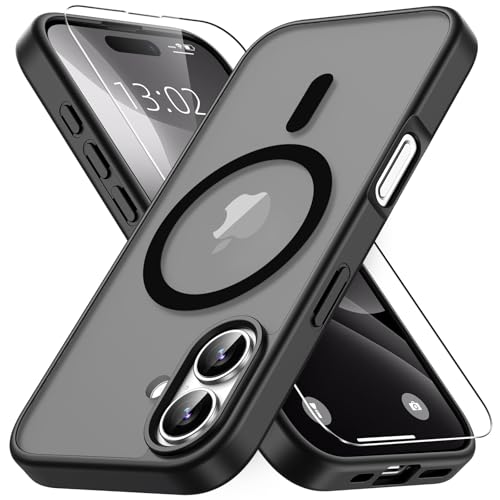 Vansdon Funda Magnética para iPhone 16-Negro