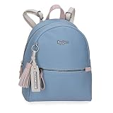 Mochila de 23 cm x 28 cm x 10 cm fabricada en Piel Sintética.