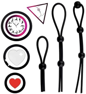 QiKKago Juego EláStico Negro con 3 Correas Ajustables Y 3 Hebillas EláSticas-Q