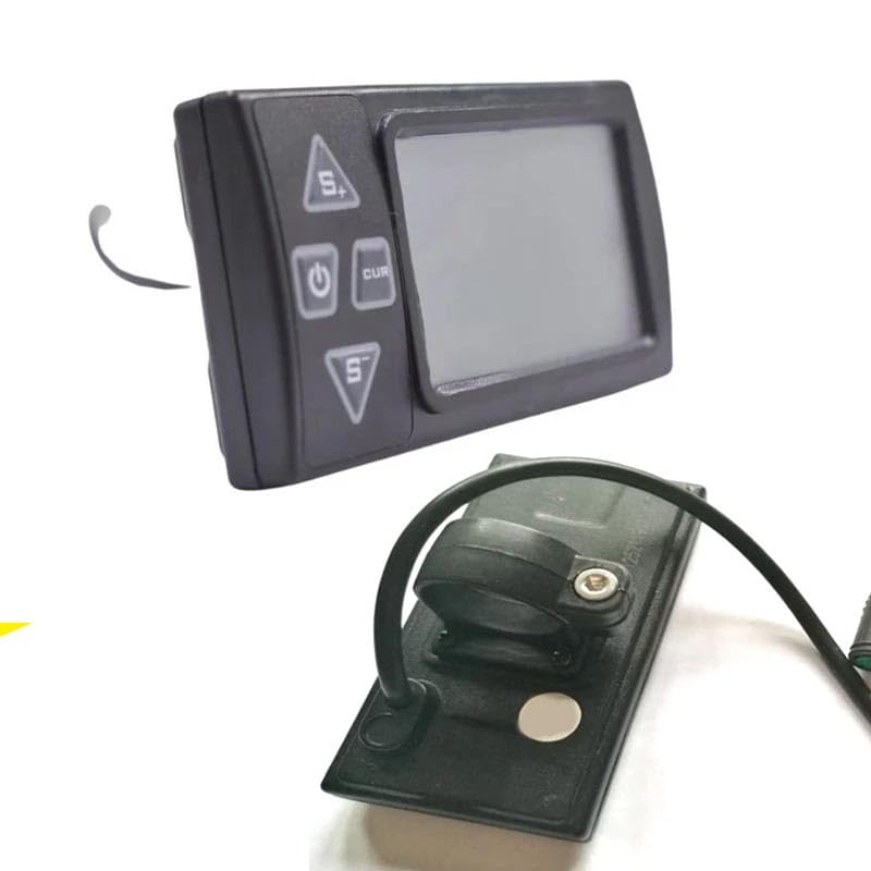 Ebike LCD Display 36V 48V Electric Bicycle Control Panel Digital Display Meter for Electric Bike Computer Suitable for E-Bike Scooter Modification Upgrade (LCD SW861)