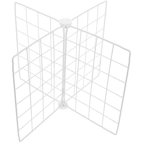 Generico Divisori Metallici per Congelatore a Pozzetto 41X41X32 CM 4 Scomparti Separatore in Filo di Ferro Ventilato per Frigoriferi e Freezer Accessorio Salvaspazio Regolabile per