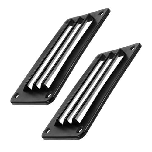 Ciieeo 2pcs Boat Exhaust Vent Louvered Air Vent for Yacht Easy Install Plastic Ventilation Grille Suitable for Air Conditioners and Various Scenarios Durable and Versatile Design