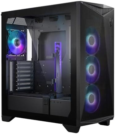 MSI MPG GUNGNIR 300R Airflow PC Media Tower Case, E-ATX, Support ...