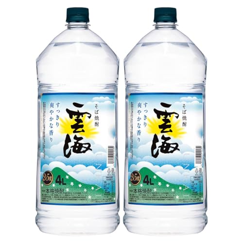 本格そば焼酎 雲海 そば 25度 4000ml 4L×2本のサムネイル