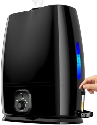 Everlasting Comfort 6L Humidifiers for Bedroom, Quiet 50HR Runtim...