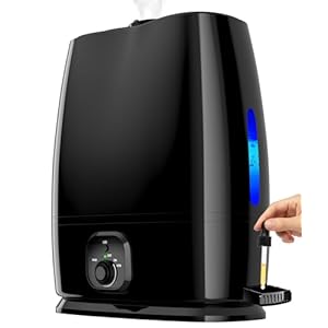 Everlasting Comfort 6L Humidifiers for Bedroom, Quiet 50HR Runtime No-Filter Supersized Cool Mist Humidifier Large Room for Whole House, Plants, Baby Nursery, Allergies, Dry Skin, Congestion, Indoor