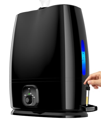 Everlasting Comfort 6L Humidifiers for Bedroom, Quiet 50HR Runtime No-Filter Supersized Cool Mist...