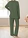 Magritta Lounge Sets for Women Fashion Sweatsuits Sets Two Piece Outfit Long Sleeve Pant Workout Athletic Tracksuits Green Large