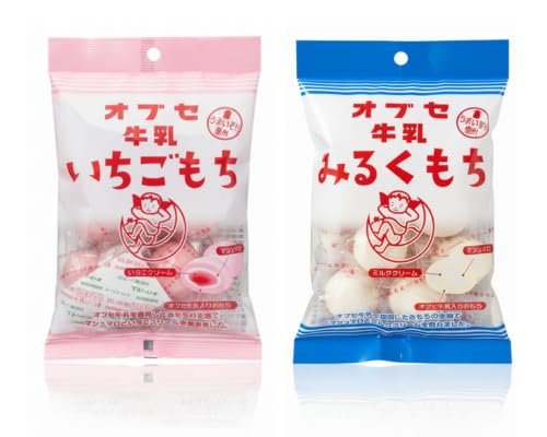 Amazon | 信州限定 オブセ牛乳 いちごもち（7個入×3袋） くるみもち（8
