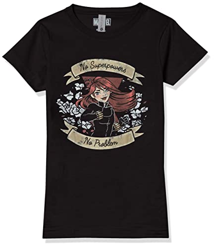 T-shirt fille Marvel à manches courtes imprimé décontracté