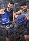 Intimitaly EasySport Szlafrok z mikrofibry, Maxi Absorbcja, rozmiary M-L i L-XL, kolory królewskie, fuxia, zielony, ciemnoniebieski, z workiem, do padla, tenisa, pływania, Królewski, S-M