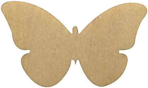 chendongdong 50pcs MDF Wooden Butterfly Shape Craft Blank Embellishments Scrapbooking Wood