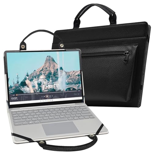 JRTAL 2 in 1 Design Schutzhülle + Portable Laptoptasche für ASUS ROG Flow X16 GV601RW-XS96/ROG Zephyrus M16 GU603,Hülle for Lenovo Slim 7 Pro 16 Gen 7/Slim 7 16 Gen 7 Laptop, Schwarz