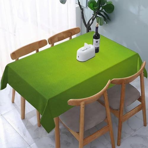 Aozhiswe Mantel Antimanchas Cuadrada Patrón Verde Mantel de Mesa Primavera Fresca 90x90 cm Manteles Impermeable Poliéster Protector Comedor para Interior Exterior a-8661