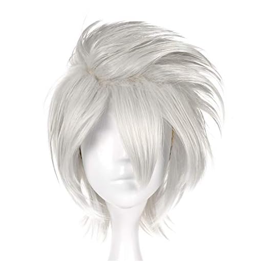 Cosplay peluca de Kakashi Hatake | Blanco