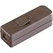 Produktbild InterBaer 8006-009.01 Schnurschalter Braun 1 x Aus/Ein 6A 1St.