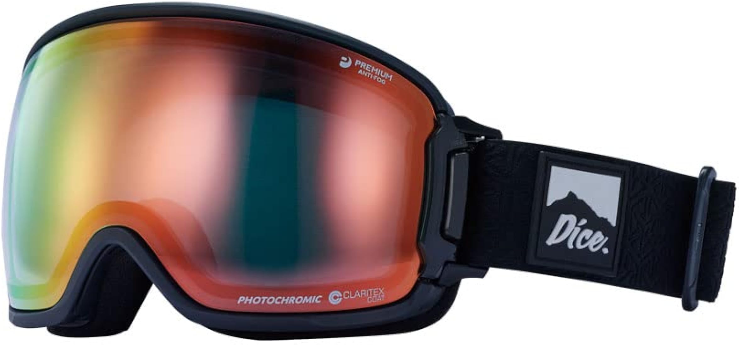 DICE ダイス　BABK バンク　Photochromic Mit Red DICE snowboarding goggles | ダイススノーボーディングゴーグル