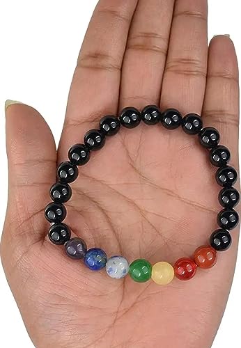 Image of Honbon Fancy Designer Beads Evil Eye Charms Bracelet,Handmade Unisex Nazar Bracelets,Friendship Band for All -Girls, Boys, Men & Women