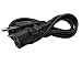 UpBright AC in Power Cord Outlet Socket Cable Plug Lead Replacement for Monster Rockin' Roller 2 3 4 RR2 RR3 RR4 RR-PRO RRPRO Rockin Roller Pro Water Resistant Bluetooth Wireless Speaker Fluke 1550