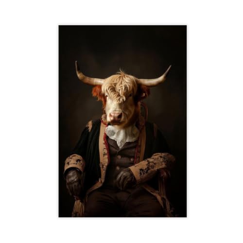 Poster victorienne en toile 40x61 cm pour décoration de chambre