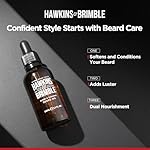 Hawkins & Brimble Beard Oil For Men Growth - Sandalwood Scent with Argan & Castor Oils, Shea Butter | Softens & Moisturizes, Promotes Healthy Beard Growth, 50ml - Image 4