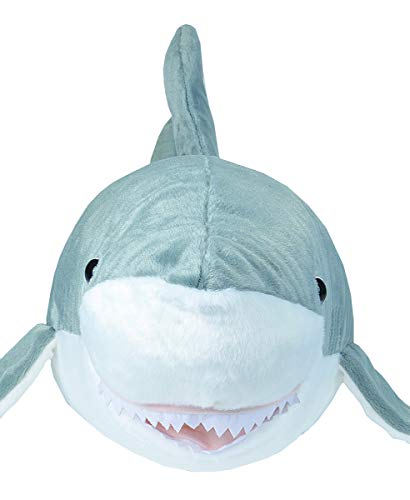 Wild Republic 18700 Jumbo Plüsch Hai Haifisch, großes Kuscheltier, Plüschtier, Cuddlekins, 76 cm – Bild 3
