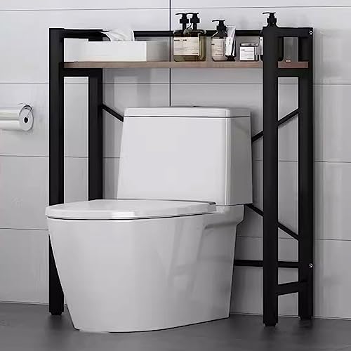Over Toilet Storage Unit, Space-Saving Bathroom Organizer with Shelf, Rust-Proof Design, 50kg Load Capacity, Ideal for Small Spaces, Efficient Toilet Storage Solutions