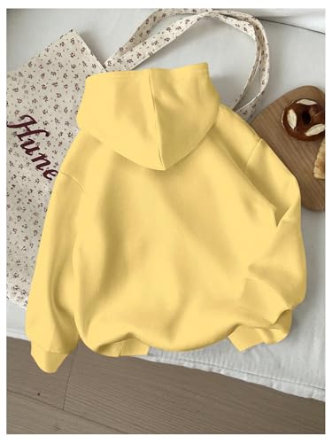 Floerns Girl's Cartoon Print Hoodie Sweatshirts Long Sleeve Cute Hooded Pullover Tops2