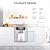 CAMPLUX Electric Small Hot Water Heater, 1.3 Gallon Point of Use Hot Water Heaters 120V 1440W, Under Sink, Wall or Floor Mounted, Easy to Install