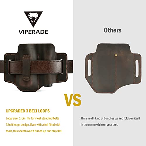 Viperade Pj29 Multitool Sheath For Belt, Leather Edc Pocket Organizer For Men, Edc Leather Sheath, Leatherman Sheath, Edc Belt Organizer #TOP3
