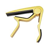 Metal Capo Guitar Capo Aluminum Metal Universal, Gold