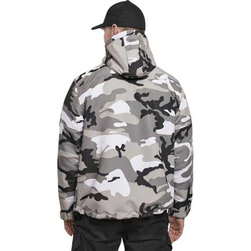 Image of Men's Fleece-Lined Quarter Zip Windbreaker Pullover