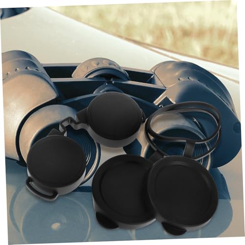 Cubiertas de lentes para binoculares 50 mm para evitar la pérdida de tapas originales 4