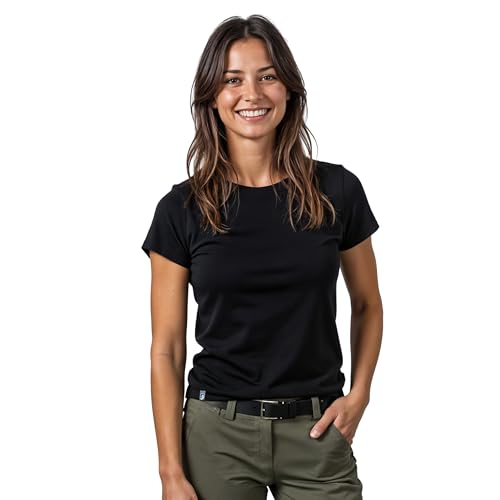ALPIN LOACKER Merino Shirt Damen Kurzarm und...