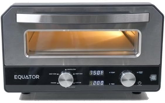 Equator 0.5 cu.ft. Indoor/Outdoor Pizza Oven, 6 preset modes