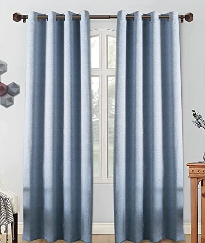 Tonial 3/4 Curtain Rods For Windows 28 To 48 (2.3-4Ft), 2 Pack Single Window Rods, Decorative Telescoping Drapery Rod Or Windows 16 To 44 Inch(1.3-3.7Ft) With Geometric Faceted Finial, Bronze #TOP3