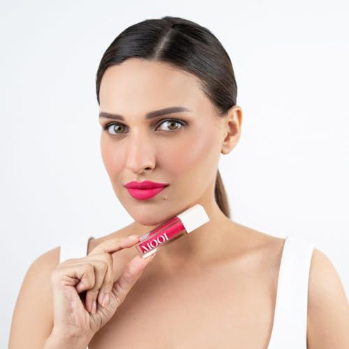 Image of Liquid Matte Lipstick - Cherry Bomb, Cherry Pink Red | Food-Proof, Transfer-Proof, Lightweight | Lasts Up to 8 Hours | 5 ml