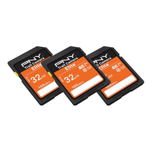 Tarjeta SD 32GB PNY Elite para Cámara Trail al Aire Libre y Vida Silvestre