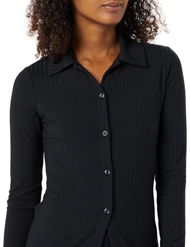 Amazon Essentials womens Wide Rib Long Sleeve Button-up Collared Cardigan (Pants Sold Separately)2