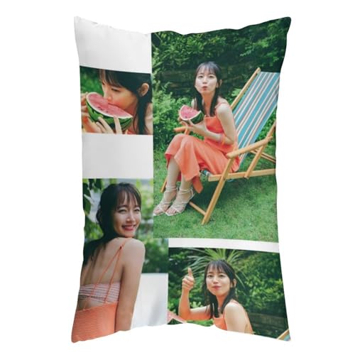 吉岡里帆74 抱き枕カバー クッションカバー インテリア グズ い背当て飾り 座布団 置物 抱きまくら 16 "x24 "