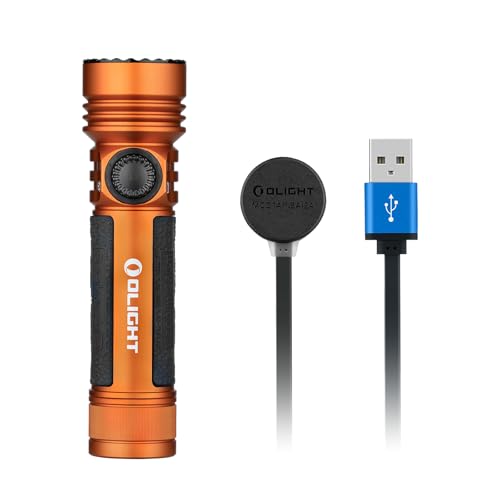 OLIGHT Seeker 4 Pro Rechargeable Flashlights Bundles MCC 3 Magnetic Charging Cable