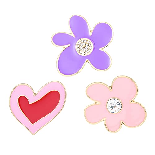 TianWlio Valentinstag Fettes Herz Öl Tropfset Brosche Kleidung und Accessoires Dekoration Musiknote Brosche (A, One Size)