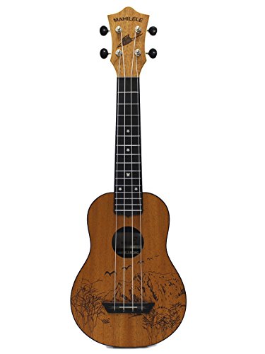 Ukulélé mahilele 3.0 Mahogany Autumn - Les Beatles, Paul McCartney, John Lennon, RIngo Starr, George Harrison Ukulélé mahilele 3.0 Mahogany Autumn – Image 3