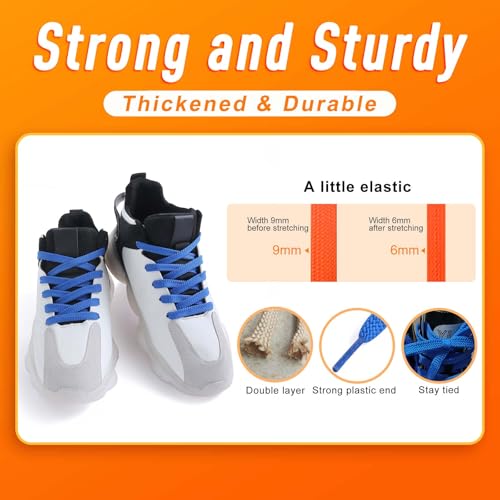 Image of VSUDO Flat Sneaker Shoe Lace, Flat Shoe String for Sneaker, Athletic Shoelace
