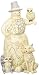Enesco Jim Shore Heartwood Creek White Woodland Snowman with Owl Figurine 4053688