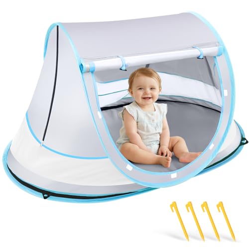 Techip Baby Beach Tent, Pop Up Beach Tent Sun Shade for...