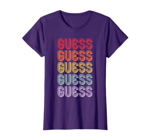 Guess T-Shirt, Women, Purple, Medium