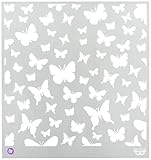 Prima Marketing PSTEN-60452 Elementals Stencil, 12 by 12-Inch, Butterflies